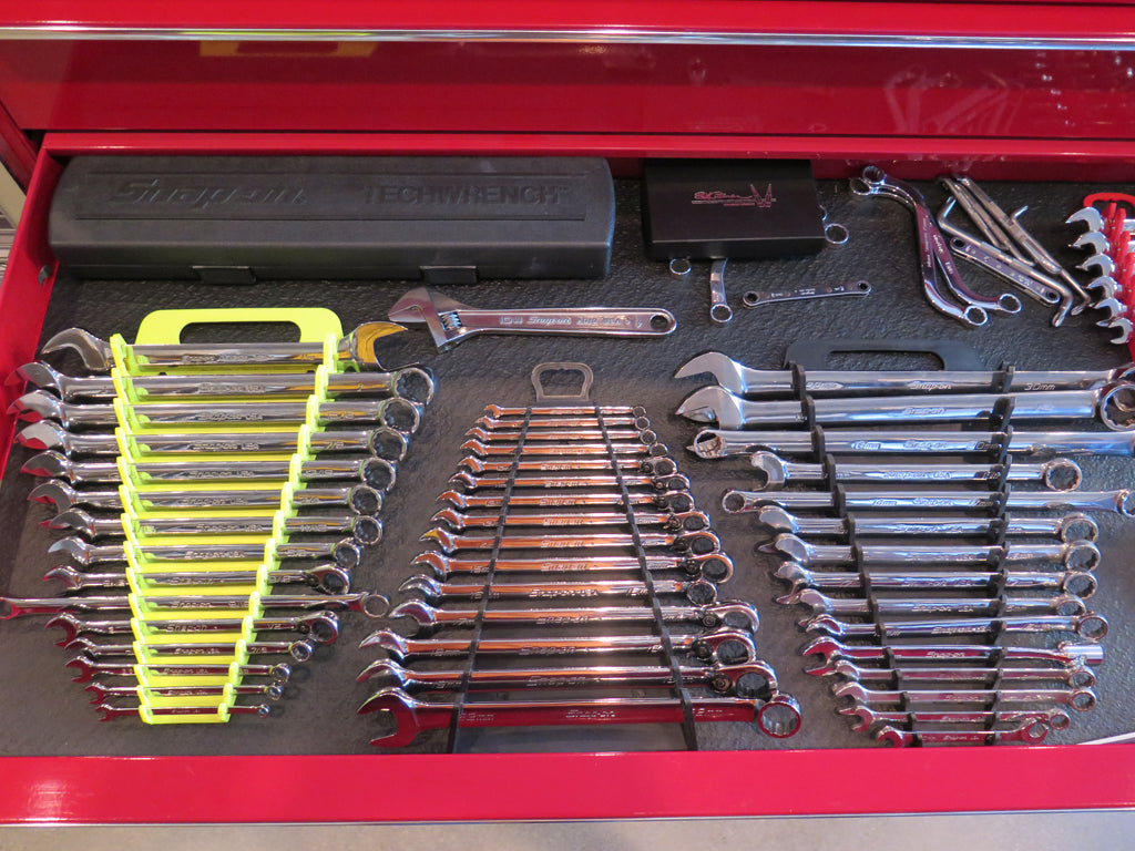 Ernst Manufacturing 15 Tool HIVIZ Gripper Wrench Organizer (5082HV)