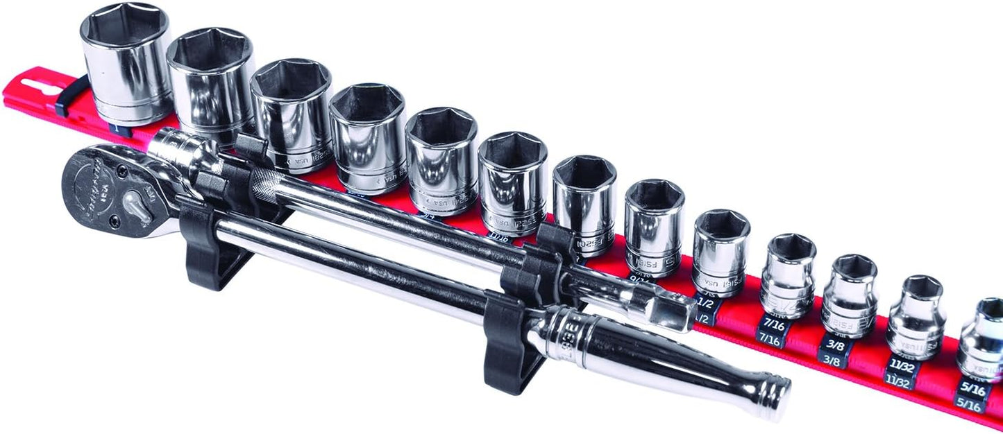 Ernst Manufacturing 1/4" Side Mount Ratchet & Extension Holder (8351)