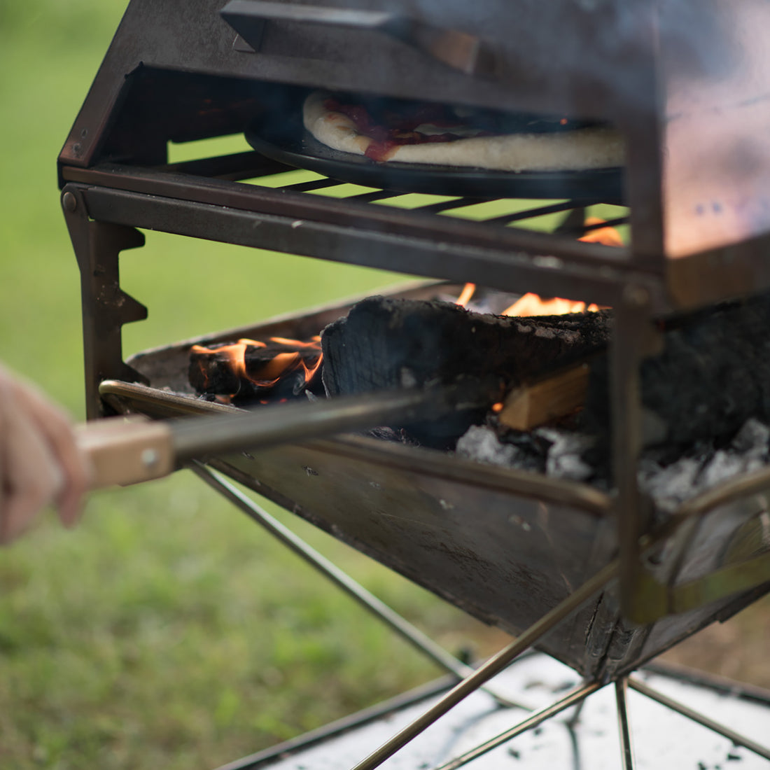 Snow Peak Fire Tongs (N-020) Expedition Exchange Field Oven Pizza Wood Fire Charcoal Takibi Large Fireplace