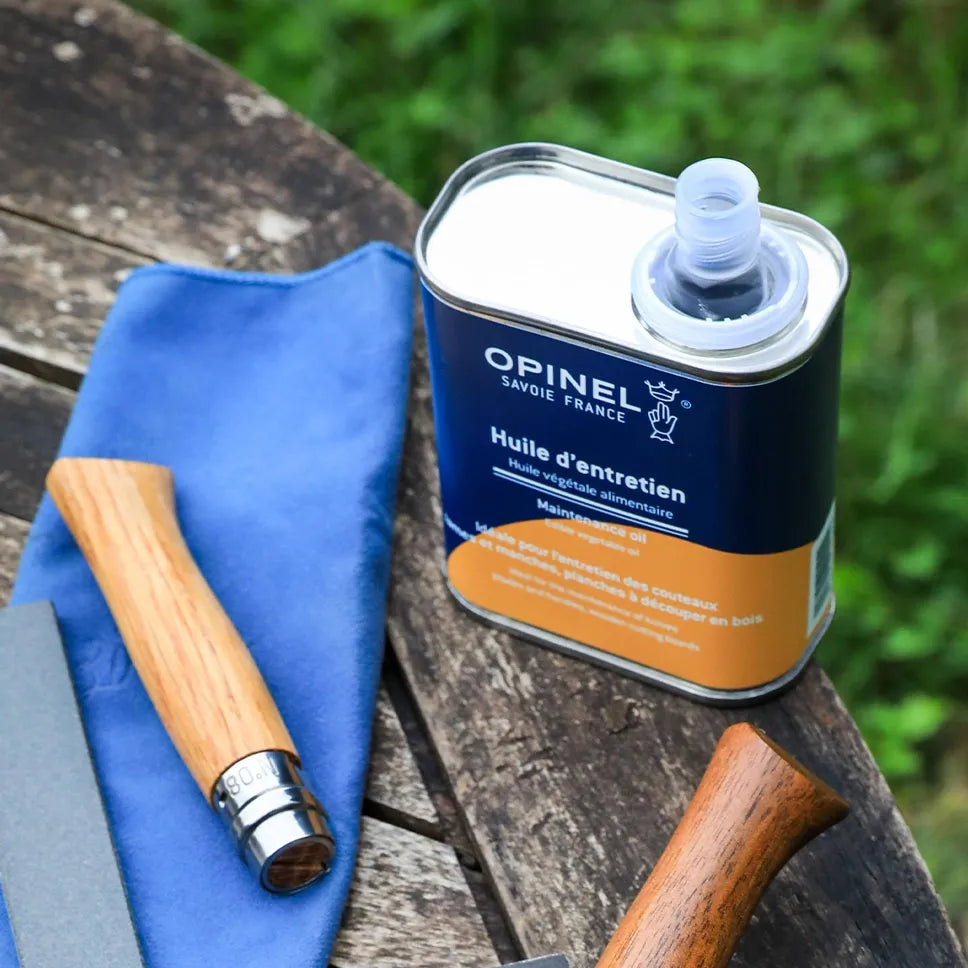 Opinel Maintenance Oil (002505) Expedition Exchange No.08 Oak Sharpening Stone Lombardia