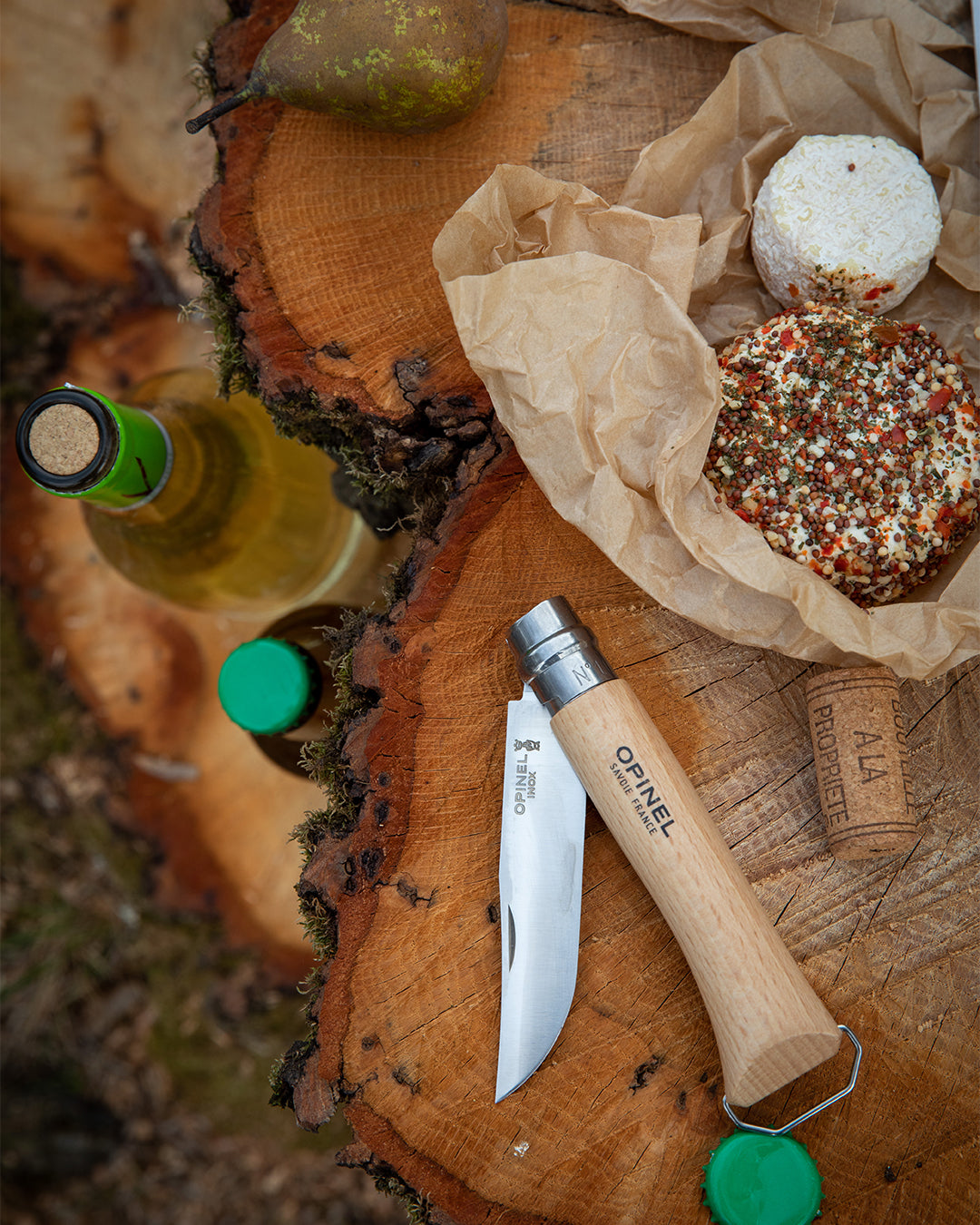 Opinel No.10 Corkscrew Folding Knife With Bottle Opener (002578) Expedition Exchange