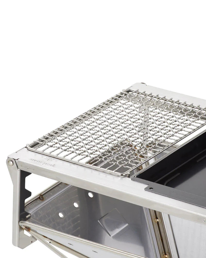 Snow Peak Grill Stainless Half Pro (S-029HA)