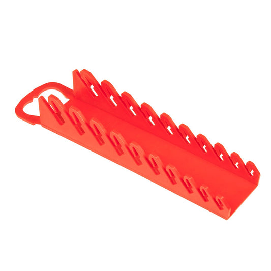 Ernst Manufacturing 11 Tool RED Stubby Gripper Wrench Organizer (5076)