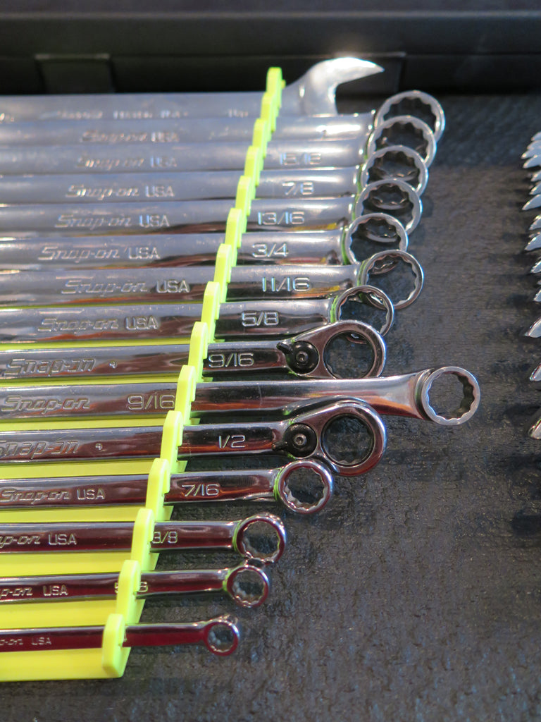 Ernst Manufacturing 15 Tool HIVIZ Gripper Wrench Organizer (5082HV)