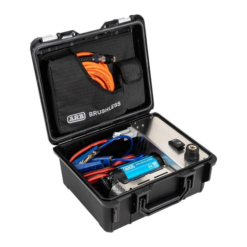 ARB Brushless Single Motor Portable 12V Air Compressor CKBLP12 Expedition Exchange Hose Coupling