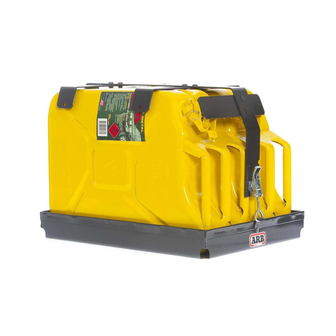ARB Double Jerry Can Holder (3500390) Expedition Exchange Yellow Diesel Valpro NATO Jerry Cans 20L 