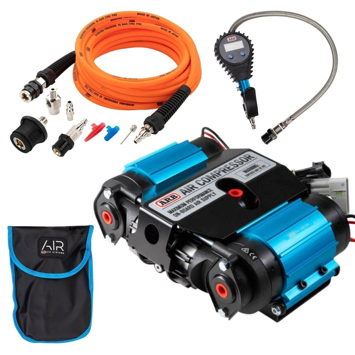 ARB Universal Twin Motor Onboard 12V Air Compressor Kit (CKMTA12KITA)