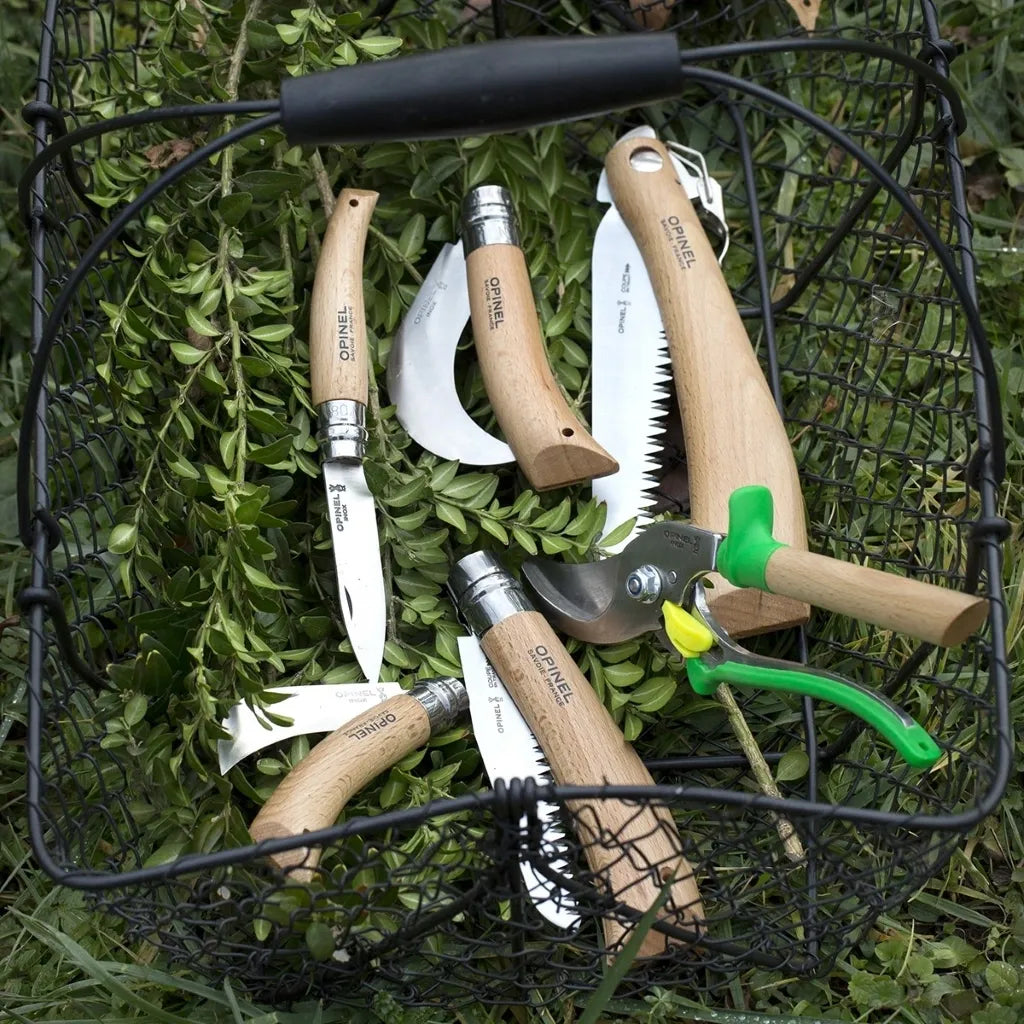 Opinel Green Hand Pruner (001628) Expedition Exchange No.18 Folding Saw No.12 Folding Saw Knife No.08 Mushroom No.08 Garden No.10 Pruner No.10 Billhook Pruner