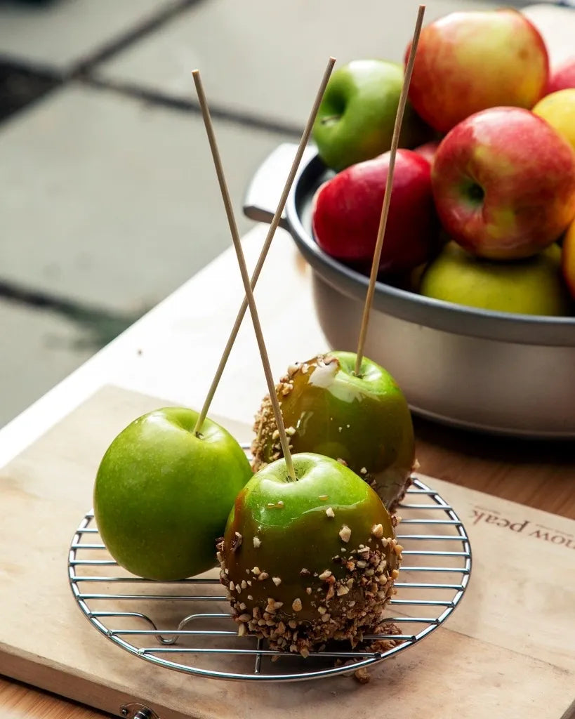 CS-208SnowPeakCuttingBoardSetL02 Expedition Exchange Large Candied Apples Red Apples Green Apples Inner Screen for Cast Iron 26CM Dutch Oven