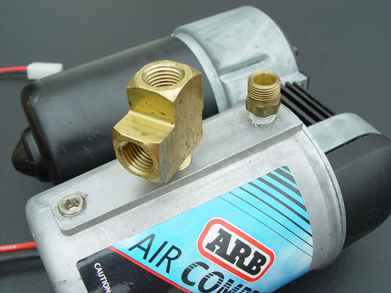 Coilhose Pneumatics Solid Brass Air Line Splitter (A965DD)