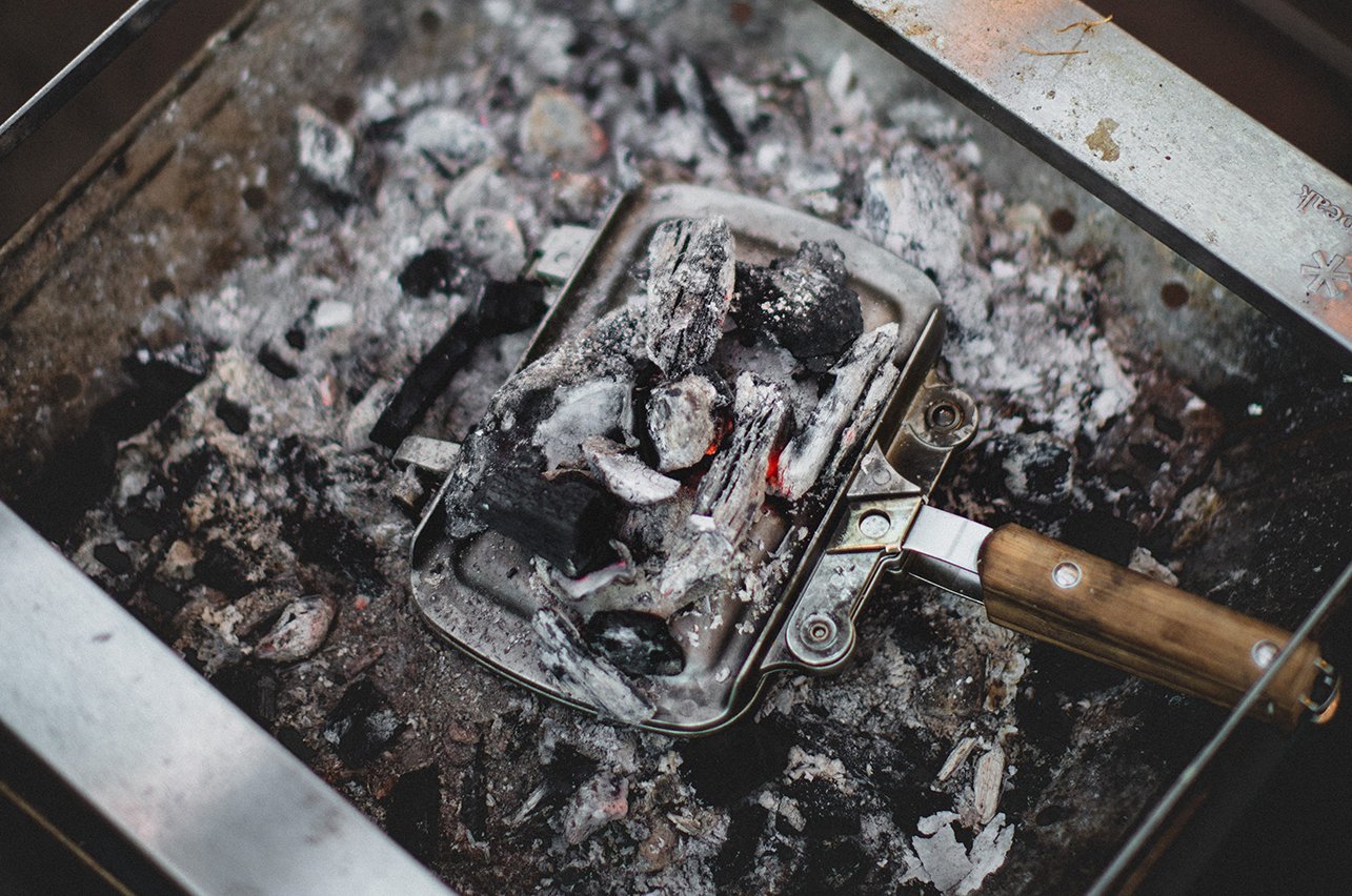 Snow Peak Takibi Fire & Grill Pack & Carry Fireplace Kit (ST-032SETS)