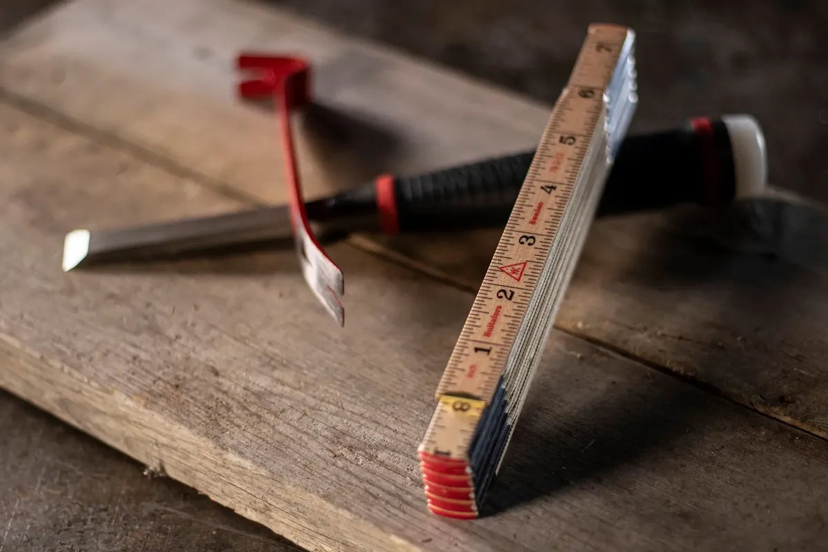Hultafors Inch Wooden Folding Ruler 78-2-12 (101404U)