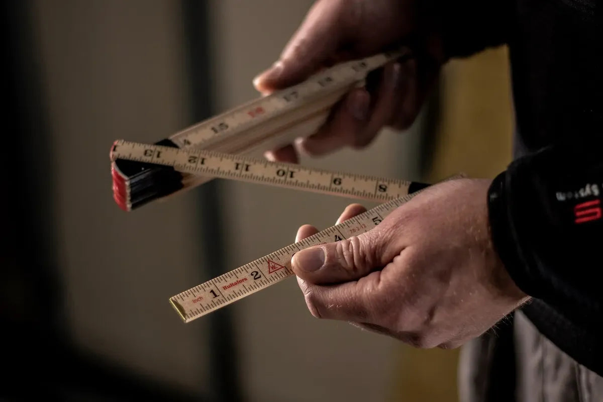 Hultafors Inch Wooden Folding Ruler 78-2-12 (101404U)