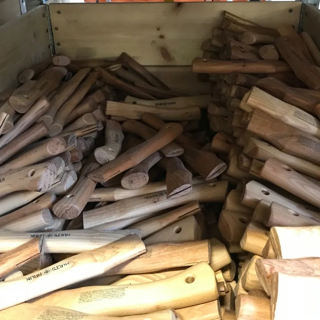 Hults Bruk American Hickory Handles Drying Seasoning Expedition Exchange