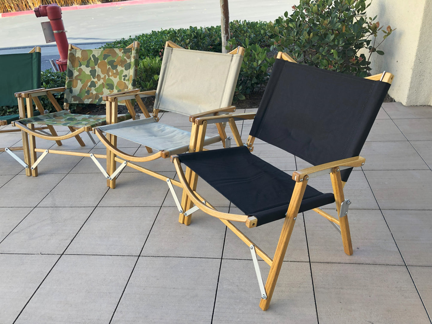 Kermit Chairs Forest Green AUSCAM Camouflage Tan Black Colors at Expedition Exchange