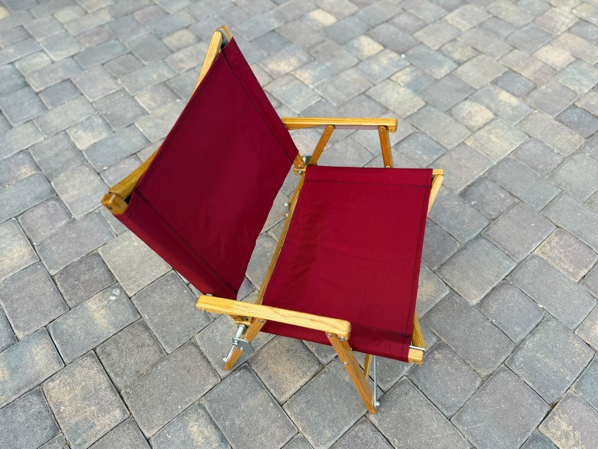 Kermit Chair Co. Burgundy Touring Chair (KCC104) Expedition Exchange Authorized Kermit Chair Dealer