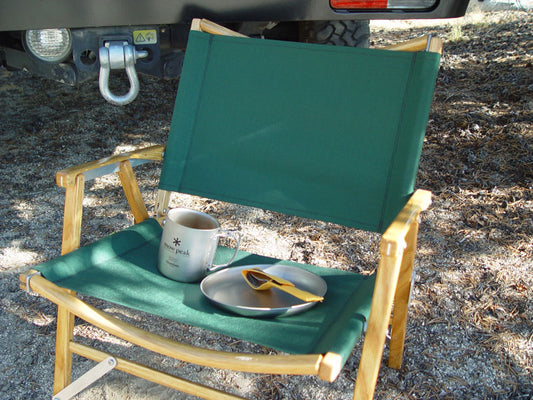 Kermit Chair Co. Forest Green Touring Chair (KCC101) Snow Peak Titanium Plate Titanium Double Walled Mug 450 Titanium Silverware Set Expedition Exchange