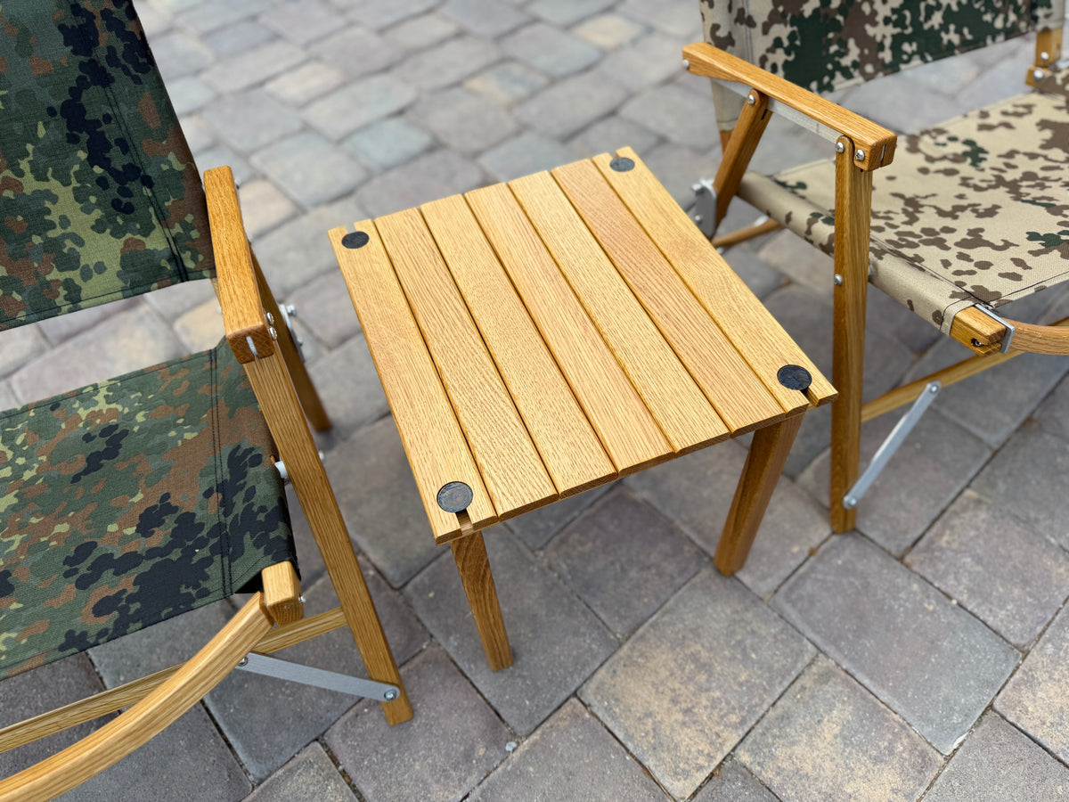 Kermit Chair Co. Kermit Table (KERMITTABLE) Flecktarn Tropentarn Tennessee White Oak Authorized Kermit Chair Dealer Expedition Exchange