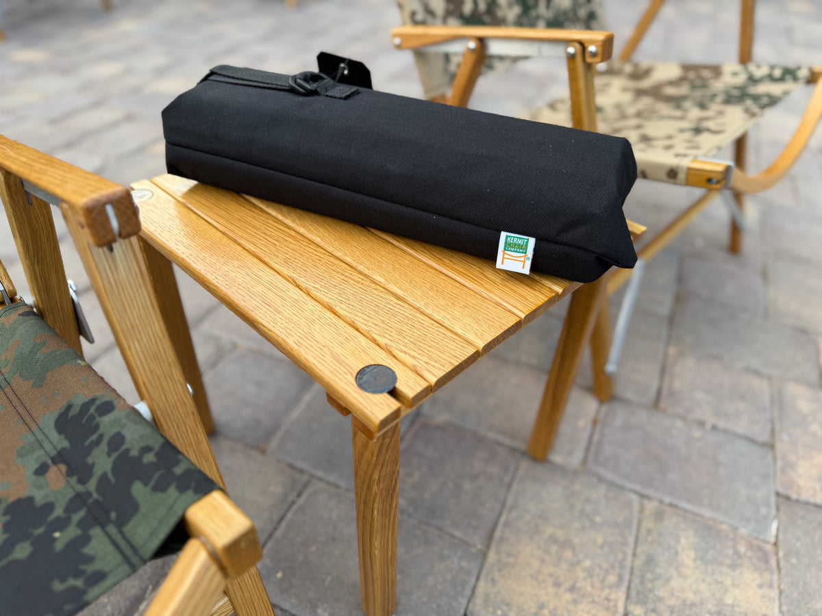 Kermit Chair Co. Kermit Table (KERMITTABLE) Black Nylon 1000D Cordura Carry Bag Flecktarn Tropentarn Camouflage Kermit Chairs