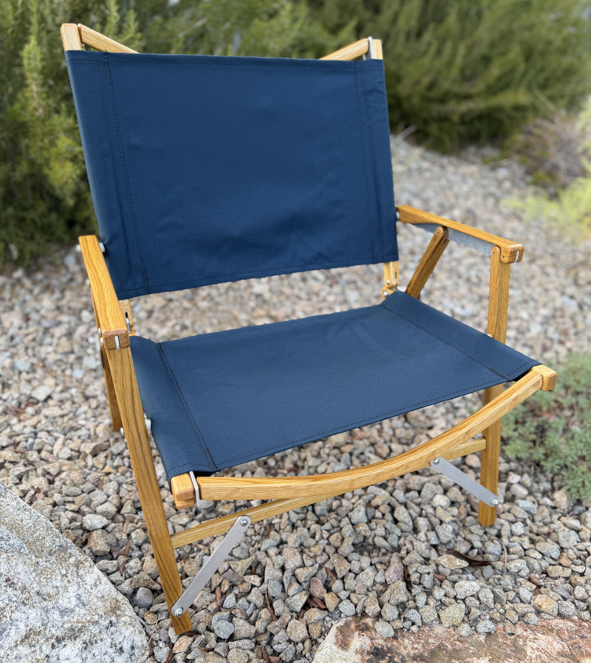 Genuine Kermit Chair Co. Navy Touring Chair (KCC103) Tennessee White Oak Black Cordura 1000D Carry Case Authorized Dealer Expedition Exchange