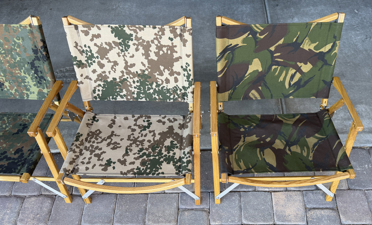 Kermit Chair Co. Tropentarn Touring Chair (KCC-TROPENTARN) Flecktarn DPM Woodland Dispersed Pattern Material Camouflage