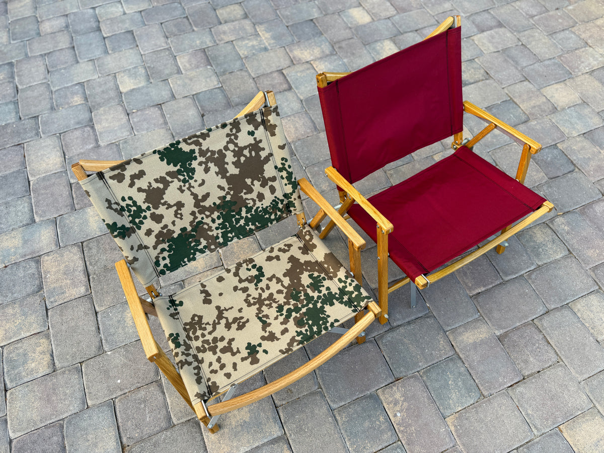 Kermit Chair Co. Tropentarn Touring Chair (KCC-TROPENTARN) Burgundy Red Kermit Chair