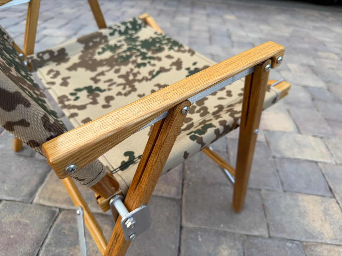 Kermit Chair Co. Tropentarn Touring Chair (KCC-TROPENTARN) Tennesee White Oak Frame