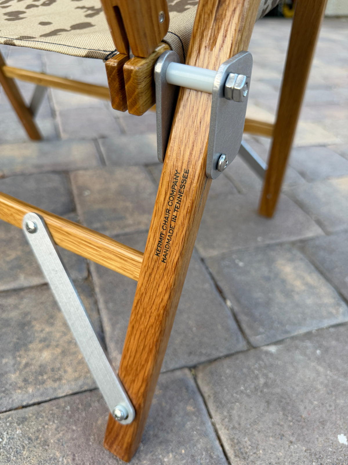 Kermit Chair Co. Tropentarn Touring Chair (KCC-TROPENTARN) Tennesee White Oak Frame