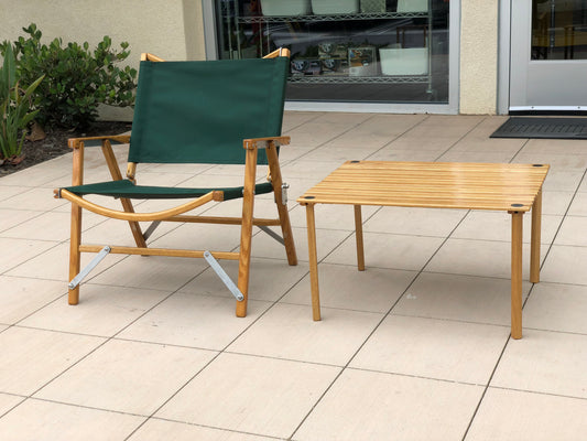 Kermit Chair Co. WIDE Kermit Table (KERMITWIDE) Tennessee White Oak Green Kermit Chair Expedition Exchange