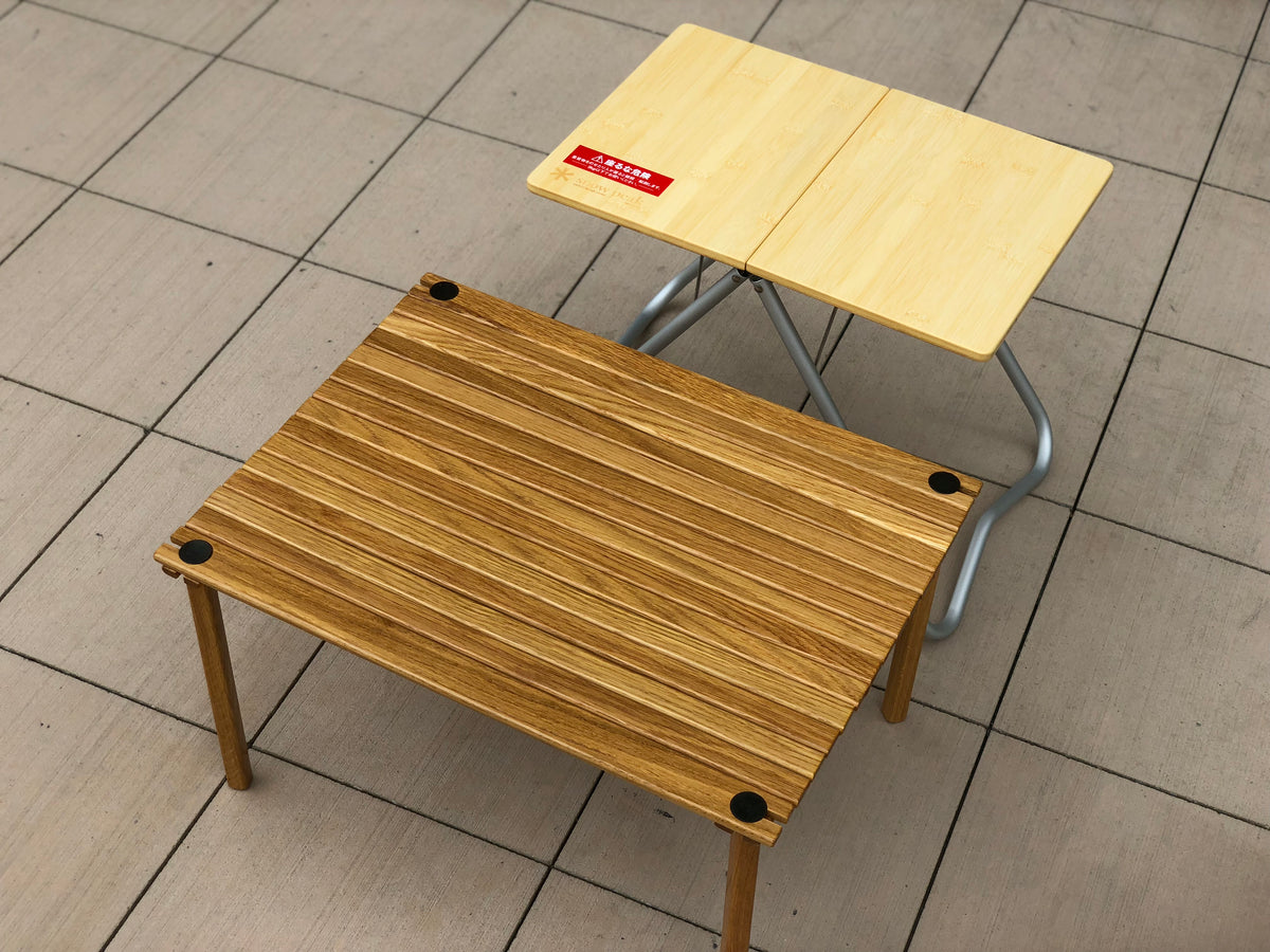 Kermit Chair Co. WIDE Kermit Table (KERMITWIDE) Comparison To Snow Peak My Table Tennesee White Oak Authorized Dealer Expedition Exchange