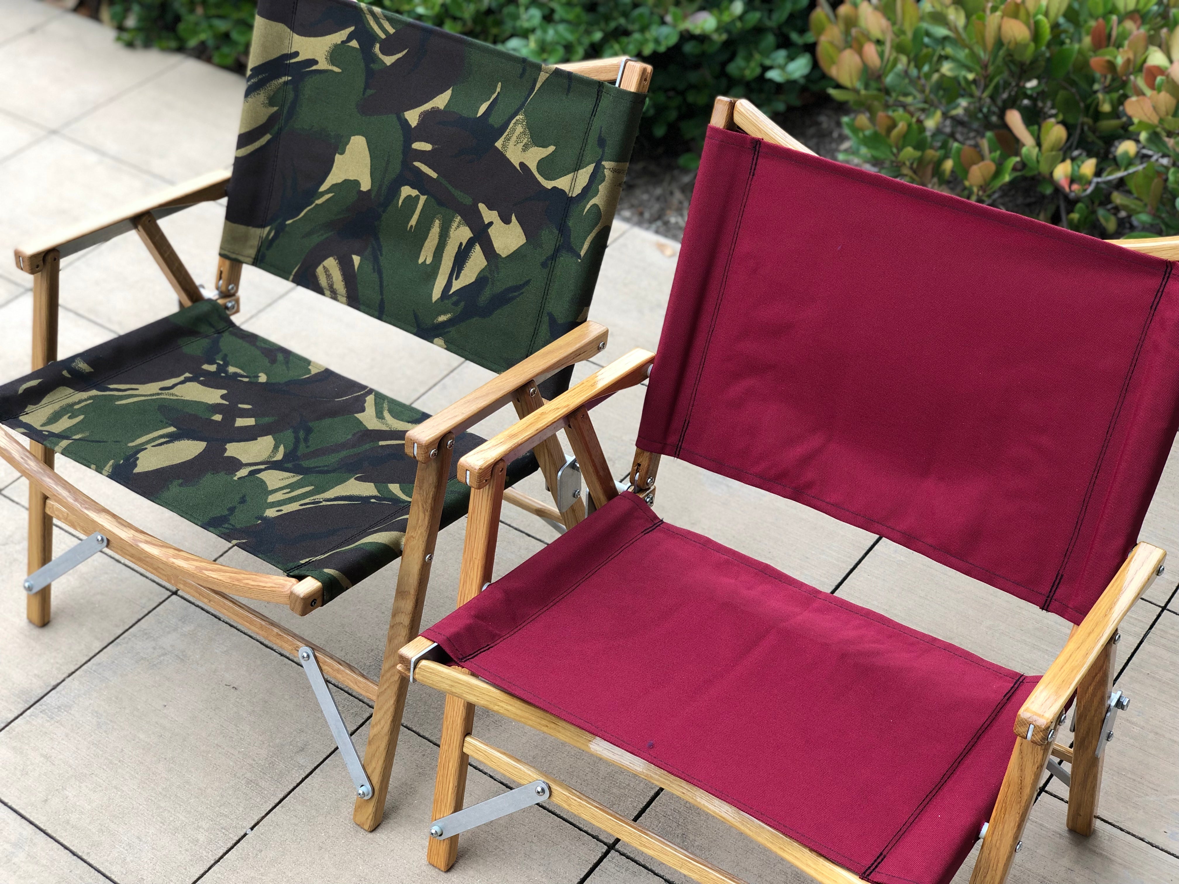 KERMIT CHAIR　バーガンディ Kermit Chair Co. Woodland DPM Touring Chair (KCC-DPM) – Expedition