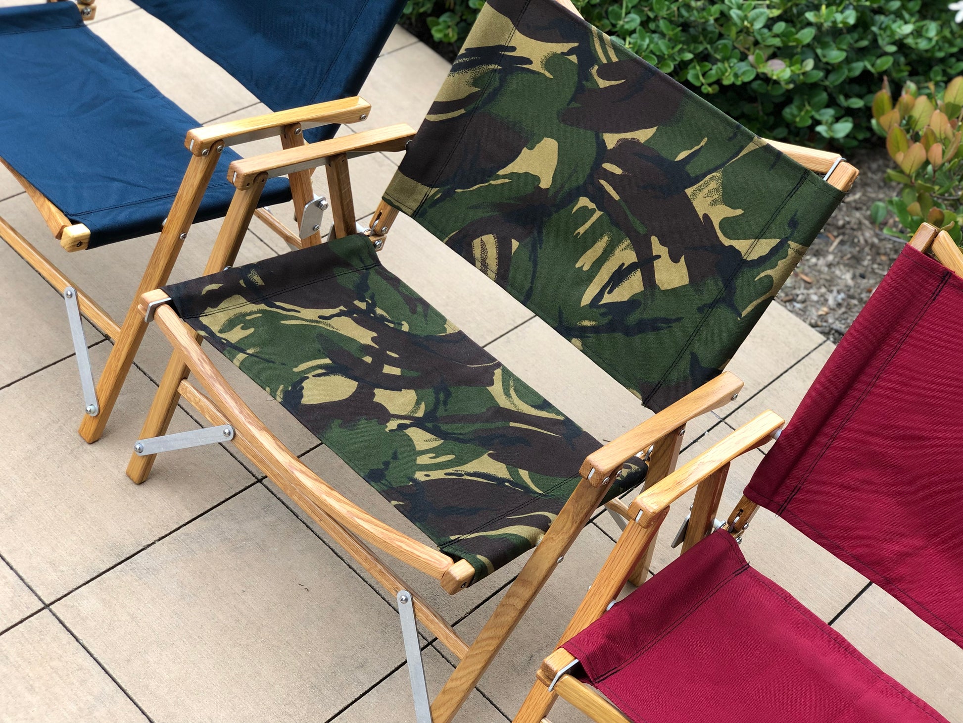 Kermit Chair Co. Woodland DPM Touring Chair (KCC-DPM) Expedition Exchange Navy Burgundy Red