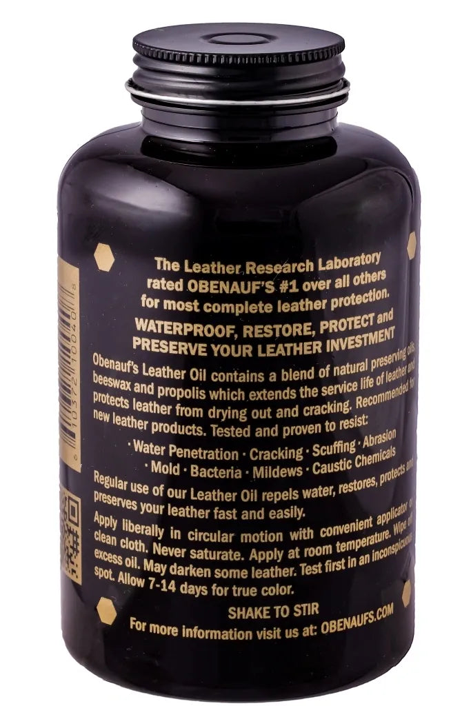 Obenauf's Leather Oil, 16 oz. Jar (1004)
