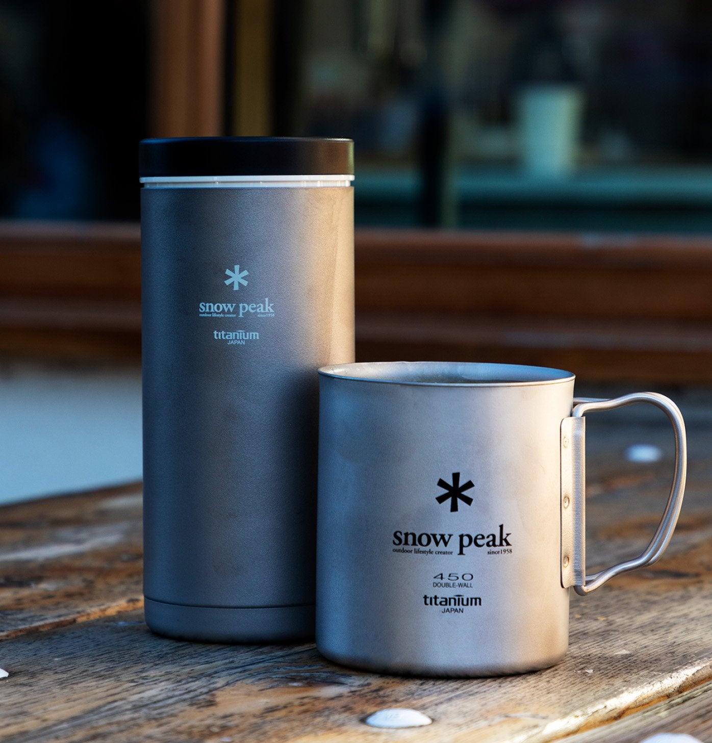Snow Peak Titanium Double Wall Cup 450 (MG-153)