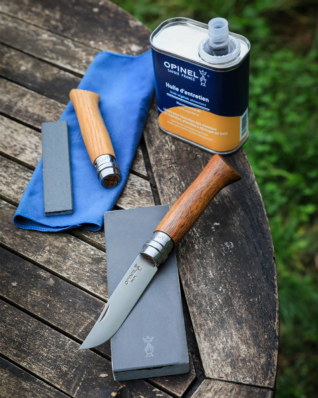 Opinel Maintenance Oil No.08 Walnut Oak Lombardia Sharpening Stone Expedition Exchange