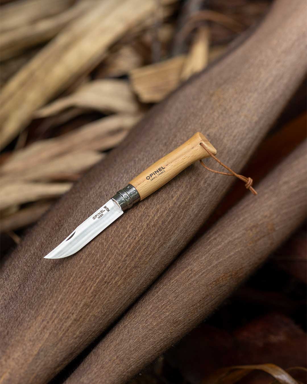 Opinel No.08 Stainless Steel Folding Knife (000405)