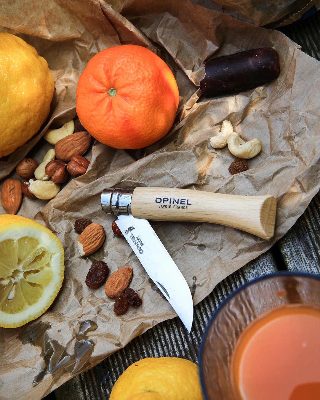 Opinel No.08 Stainless Steel Folding Knife (000405)
