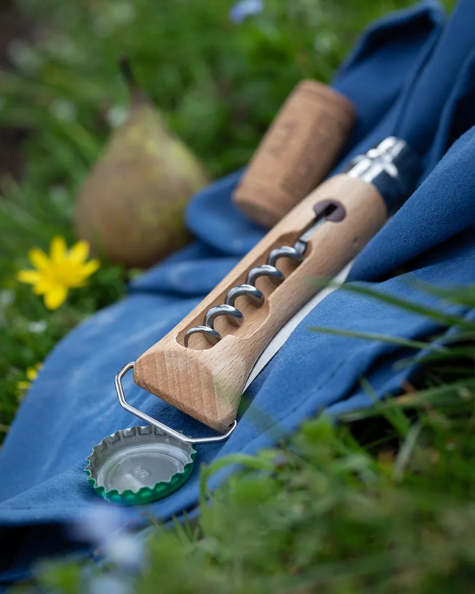 Opinel No.10 Corkscrew Folding Knife With Bottle Opener (002578) Nomad Field Kitchen Picnic Expedition Exchange