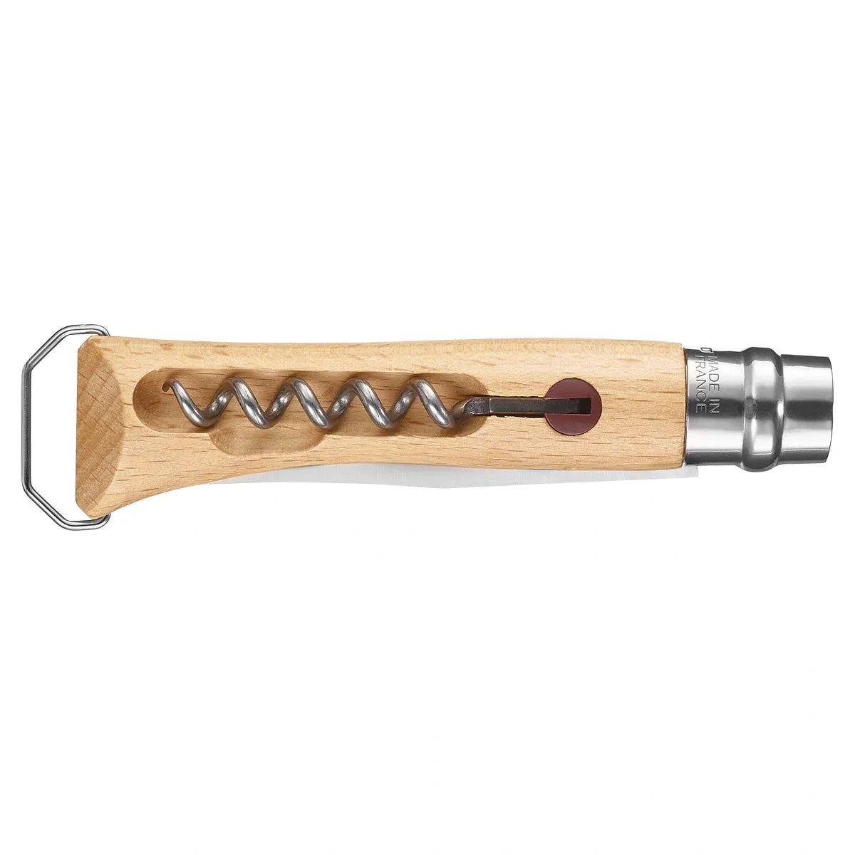 Opinel No.10 Corkscrew Folding Knife With Bottle Opener (002578) Expedition Exchange