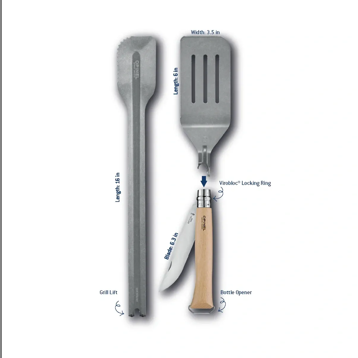 Opinel Grilling Knife Set (002741) Expedition Exchange