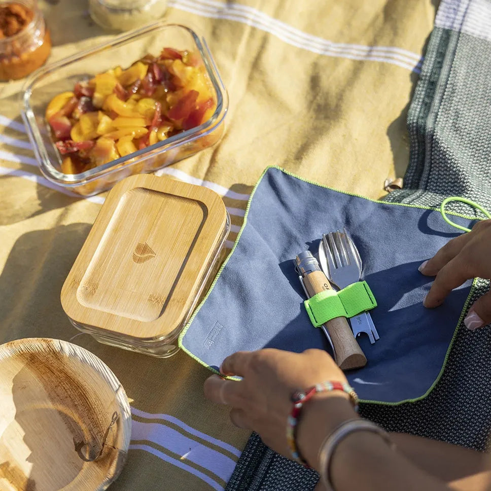 Opinel Picnic+ Cutlery Complete Set with No.08 Folding Knife (002500)