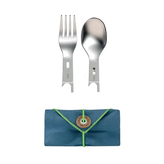 Opinel Picnic+ Cutlery Insert Set (002501) Fork Spoon Microfiber Expedition Exchange