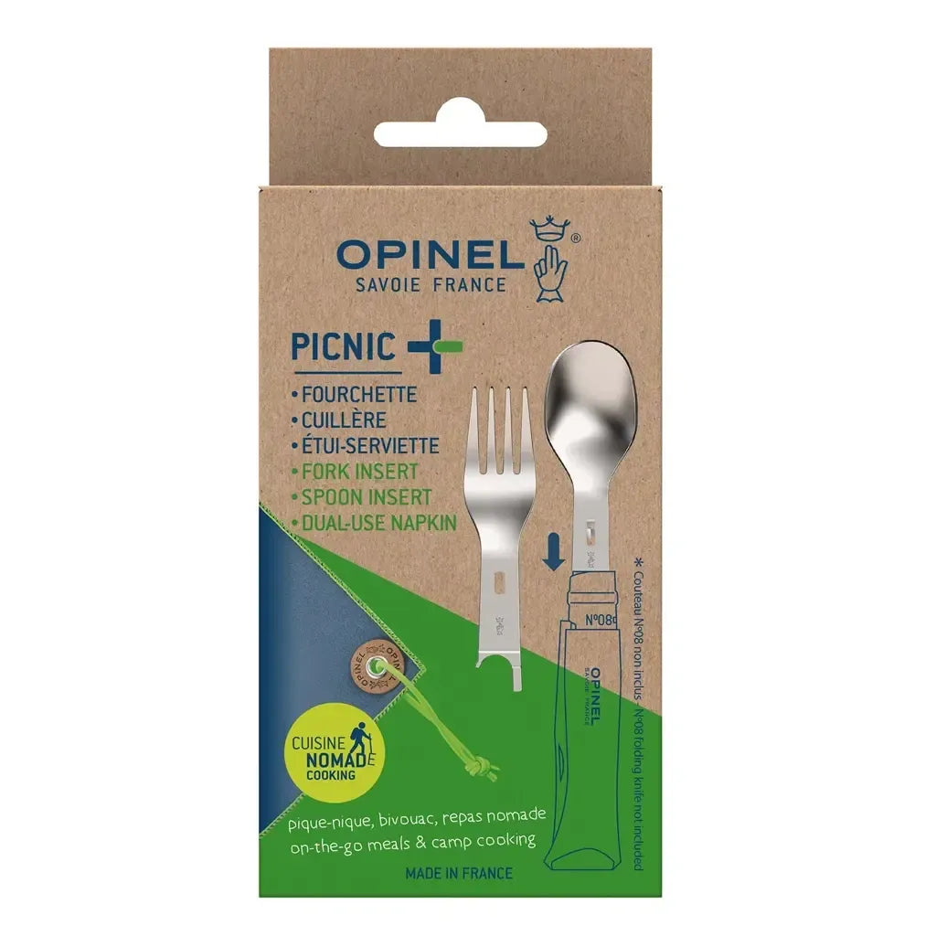 Opinel Picnic+ Cutlery Insert Set (002501) Cardboard Packaging
