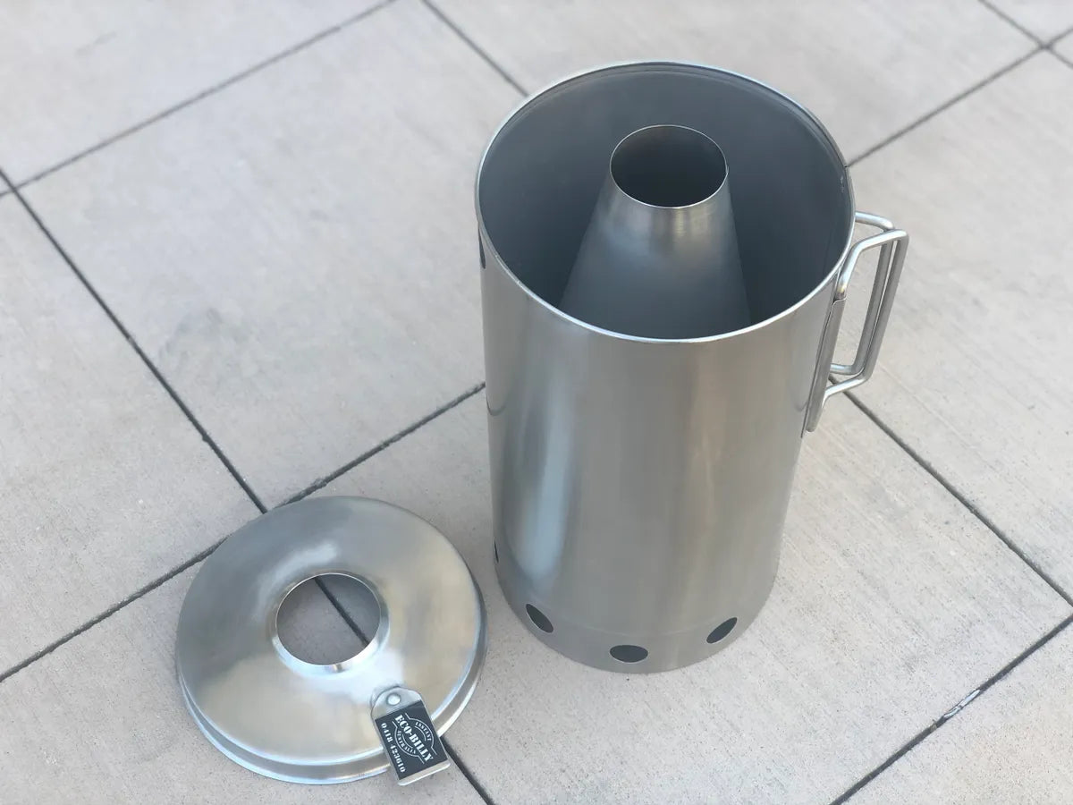 Eco Billy With Lid Open at Expedition Exchange
