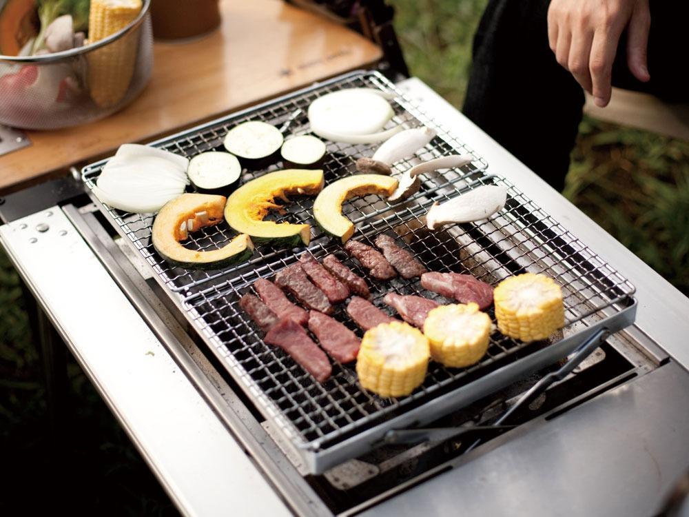 Snow Peak Grill Stainless Half Pro (S-029HA)