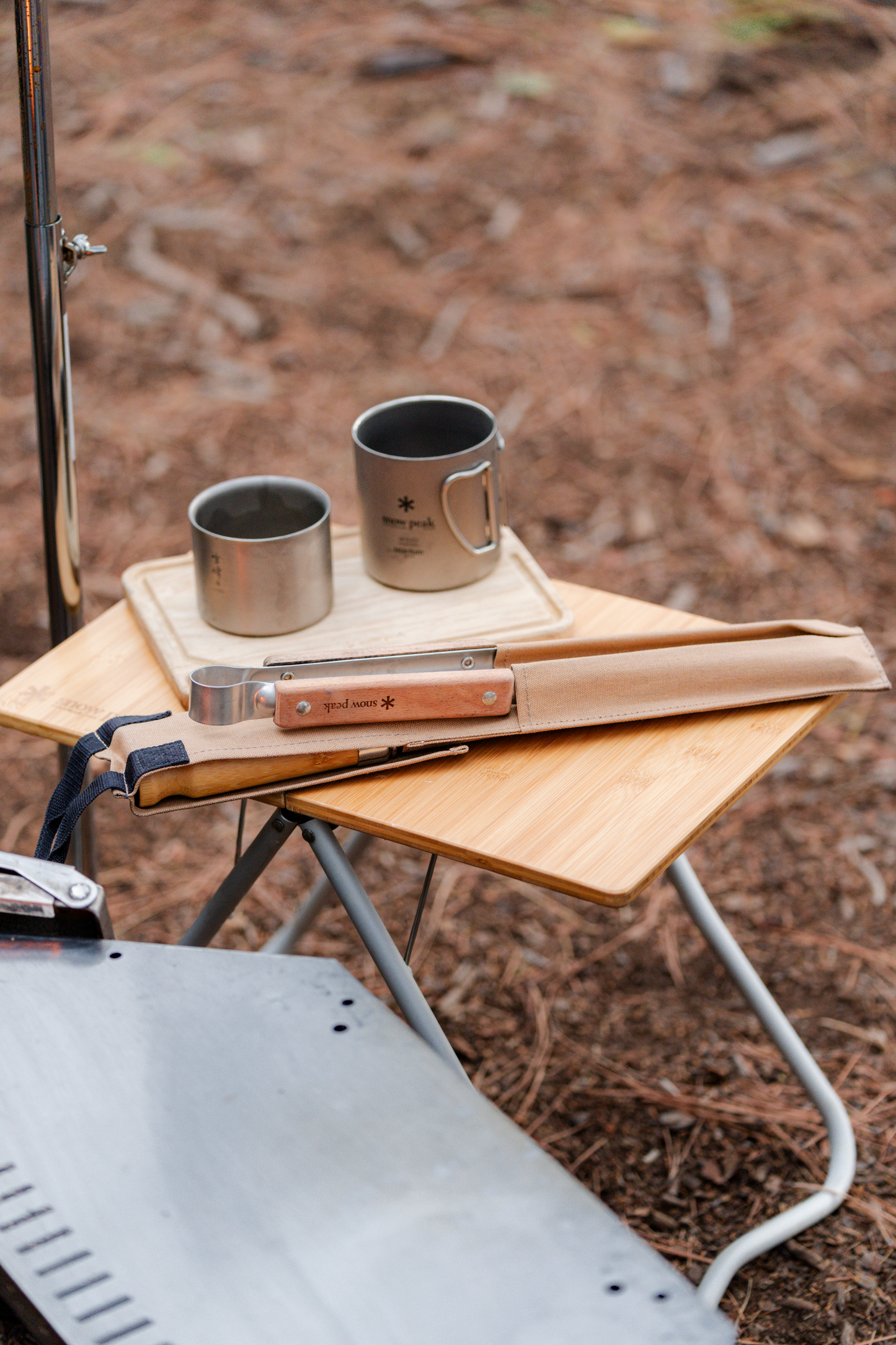 Snow Peak Fire Tongs (N-020) Fire Blaster Takibi Fireplace Titanium Double Wall Mug 450 600 M400 Stacking Double Wall Titanium Mug