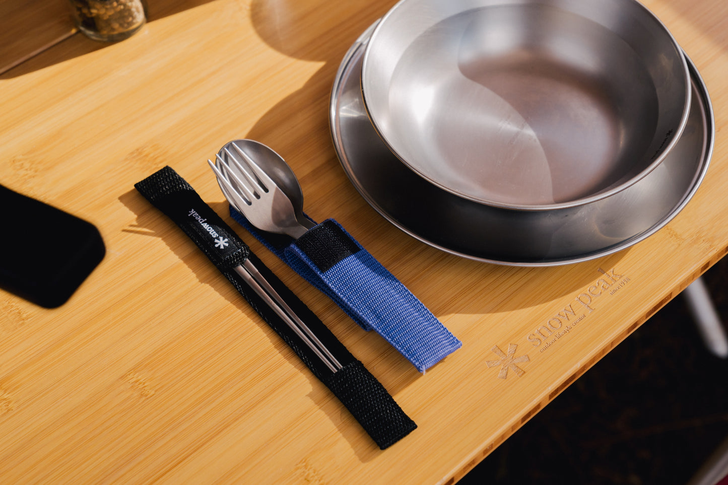 Snow Peak Wapper Buki Titanium Fork & Spoon Set (SCT-002)