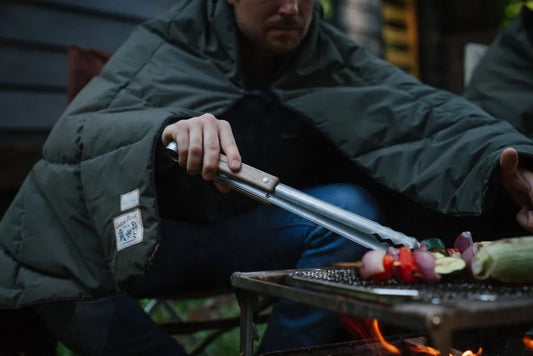 Snow Peak Fire Tongs (N-020) Expedition Exchange Takibi Large Fireplace Set Grill Net Riser Frame