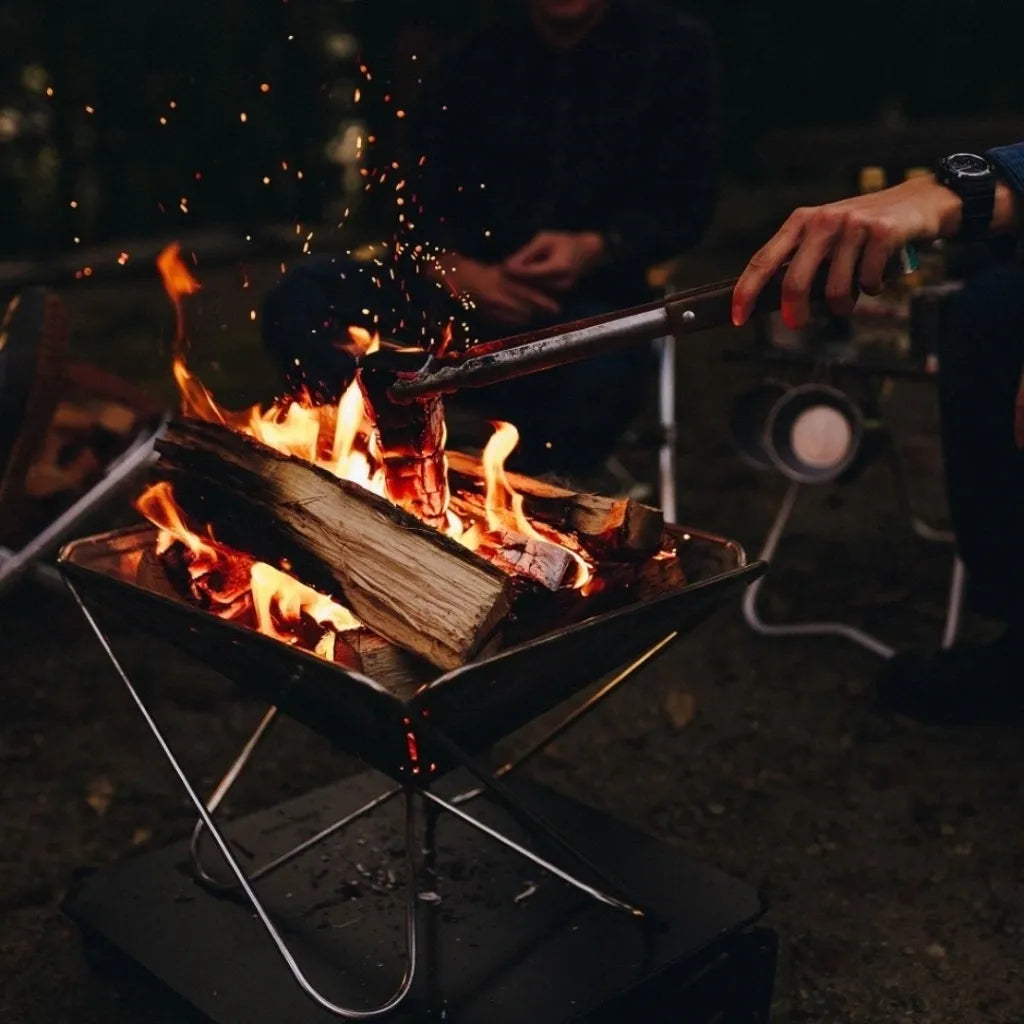 Snow Peak Fire Tongs (N-020) Expedition Exchange Takibi Large Fireplace Wood Fire My Table
