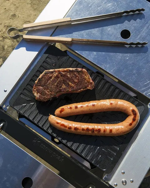 Snow Peak Fire Tongs (N-020) Expedition Exchange Grill Burner Seppou En Stainless IGT Insert One Unit IGT Iron Grill Table Frame Steak Sausage